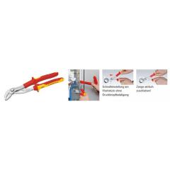 Wasserpumpenzange Cobra® L.250mm Spann-W.46mm verchr.VDE 2K-Hülle KNIPEX
