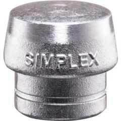 Schonhammerkopf SIMPLEX Kopf-Ø 80mm Weichmetall silber hart HALDER