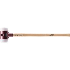 Vorschlaghammer SIMPLEX Kopf-D.80mm mittelhart Superplastik weiß Hickory HALDER