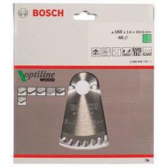 Kreissägeblatt Optiline Wood AD 160mm Z.48 WZ Bohr.20mm Schnitt-B.2,6mm