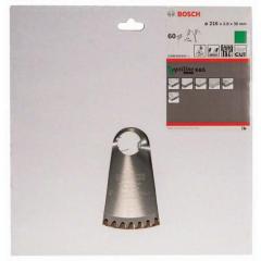 Kreissägeblatt AD 216mm Z.60 WZ/N Bohr.30mm Schnitt-B.2,8mm HM BOSCH