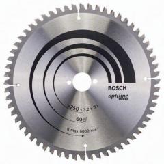 Kreissägeblatt AD 250mm Z.60 WZ/N Bohr.30mm Schnitt-B.3,2mm HM BOSCH