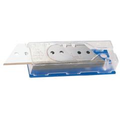 Trapezklinge L61xB18,7xS0,65mm Titan m.Lochung 10 St./Spender PROMAT