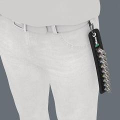 Steckschlüsselsatz Belt 3 9-tlg.1/4 Zoll T8-T40 f.Innen-Torx-Schrauben WERA