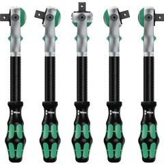 Schwenk- u.U.-Knarre Zyklop Speed 1/4 Zoll Anz.Z.72 L.152mm 2K-Griff WERA