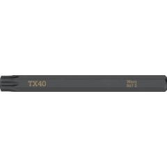 Bit 867 S TORX 40x70mm 1/4 Zoll TORX 40x70mm L.70mm WERA | 5 Stück