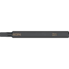 Bit 840 S Hex-Plus 4,0x70mm 1/4 Zoll Hex-Plus 4,0x70mm L.70mm WERA | 5 Stück