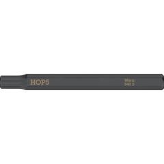 Bit 840 S Hex-Plus 5,0x70mm 1/4 Zoll Hex-Plus 5,0x70mm L.70mm WERA | 5 Stück