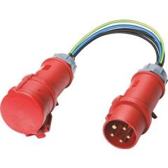 Messadapter f.3-phasige Verbraucher 16 A CEE-Stecker an CEE-Kupplung BENNING