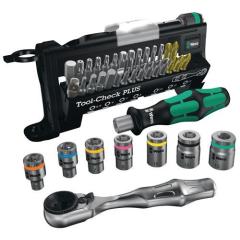 Bit-/Steckschlüsselset Tool-Check PLUS 39-tlg.Schlitz/PH/PZD/T/Knarre/7 Nüsse