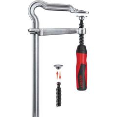 Ganzstahlschraubzwinge OMEGA Spann-W.300mm A.140mm 2-K-Griff BESSEY