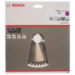 Kreissägeblatt AD 190mm Z.54 HLTCG Schnitt-B.2,4mm BOSCH