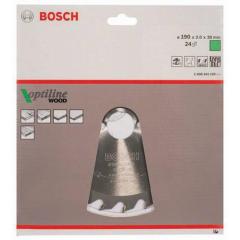 Kreissägeblatt Optiline Wood AD 190mm Z.24 WZ Schnitt-B.2mm BOSCH