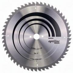 Kreissägeblatt Optiline Wood AD 350mm Z.54 WZ Schnitt-B.3,5mm BOSCH