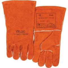 Schweißerhandschuhe Gr.XL (9,5) rot Rindspaltleder EN 388,EN 12477 WELDAS | 5 Stück