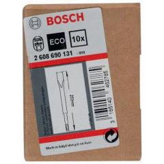 Flachmeißel SDS-plus Gesamt-L.250mm ger.Schneiden-B.20mm SDS-PLUS Eco 10er Pk.