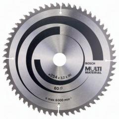 Kreissägeblatt AD 254mm Z.60 HLTCG Bohr.30mm Schnitt-B.3,2mm HM BOSCH