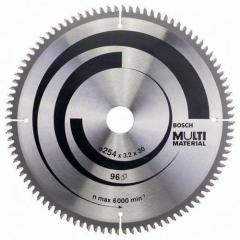 Kreissägeblatt AD 254mm Z.96 HLTCG Bohr.30mm Schnitt-B.3,2mm HM BOSCH
