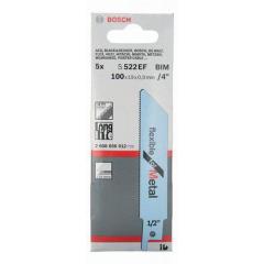 Säbelsägeblatt S 522 EF L.100mm B.19mm TPI 18 1,4mm geschr.,gefr.5 St./Karte