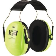 Kapselgehörschutz H510AK EN 352 SNR 27 dB Kopfbügel neongrün f.Kinder 3M