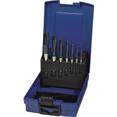 Maschinengewindebohrerset DIN 371/376 B Univ.M3-M12 HSS-Co vap.Ku.-Kass.TECWERK