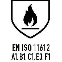 Schweißerschutzlatzhose Weld Shield Gr.48 grau/schwarz