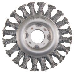 Rundbürste D.115mm Drahtstärke 0,5mm STA 12mm 12500min-¹ TECWERK