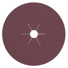 Fiberscheibe D.115mm K.80 f.HO/Metall Korund TECWERK | 25 Stück