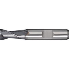 Bohrnutenfräser DIN 327D TypN D.12mm HSS-Co8 TiCN Weldon Z.2 kurz TECWERK