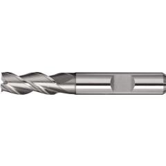 Bohrnutenfräser DIN 844 Typ W D.10mm HSS-Co8 Weldon Z.3 kurz TECWERK
