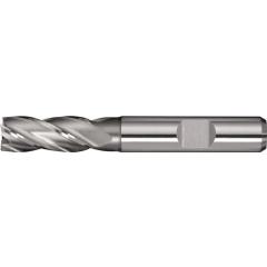 Schaftfräser DIN 844 TypN D.8mm HSS-Co8 Weldon Z.4 kurz TECWERK