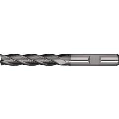 Schaftfräser DIN 844 TypN D.3mm Einsatz-L.18mm HSS-Co8 TiCN Weldon