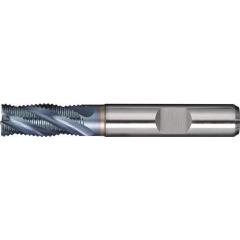 Schaftfräser DIN 844 Typ HR D.8mm Einsatz-L.25mm HSS-Co5 TiCN Weldon