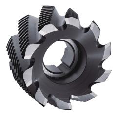 Walzenstirnfräser DIN 1880 Typ NR D.80mm HSS-Co5 TiCN Z.10 TECWERK