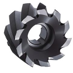 Walzenstirnfräser DIN 1880 Typ HR D.50mm HSS-Co5 TiCN Z.8 TECWERK