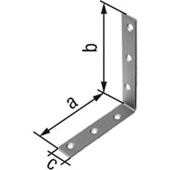 Stuhlwinkel L.75 x 75mm B.16mm S.2mm VA Loch-D.5,5mm GAH | 25 Stück