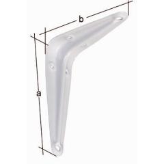 Konsole L.100mm H.75mm STA weiß lack.Trgf.30kg GAH | 20 Stück