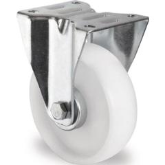Bockrolle D.80mm Trgf.130kg PA Platte L105xB80mm TECWERK