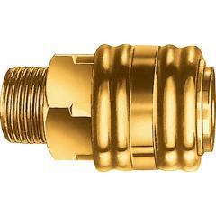 Schnellverschlusskupplung DN 7,2,AG MS Gew.G 3/8 16,66mm EWO | 10 Stück