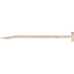 Spatenstiel DIN 20152 L.950mm D.41mm ES T-Griff,dop.dampfgebogen,m.Konus LÖFFERT
