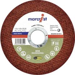 Trennscheibe D115x1,0mm ger.Winkelschleifer Bohr.22,23mm 25er Box MARCRIST | 25 Stück