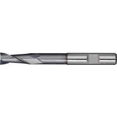 Bohrnutenfräser TypN D.3mm HSS-Co8 TiCN Weldon Z.2 lang PROMAT