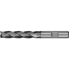 Schaftfräser DIN 844 TypN D.4mm Einsatz-L.25mm HSS-Co8 TiCN Weldon