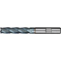 Schaftfräser DIN 844 Typ HR D.8mm Einsatz-L.44mm HSS-Co5 TiCN Weldon