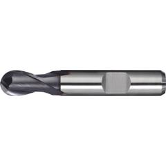 Vollradiusfräser D.2mm Einsatz-L.10mm HSS-Co8 TiCN Weldon Z.2 ext.kurz PROMAT