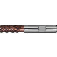 Schaftfräser DIN 6527L TypN D.6mm VHM TiAlN 35-38Grad HB Z.6 lang PROMAT