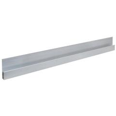 Alu h-Kartätsche L.1200mm m.Verstärkungswulst Alu.1,6mm | 10 Stück