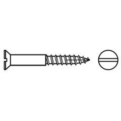 Senk-Holzschrauben mit Schlitz | DIN 97 | 3 x 40 | 200 Stück