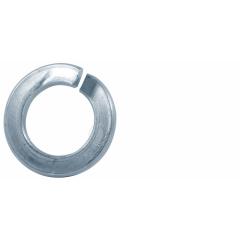 Federringe (glatt) DIN 127 | Stahl galvanisch verzinkt | B 22 mm | 100 Stück
