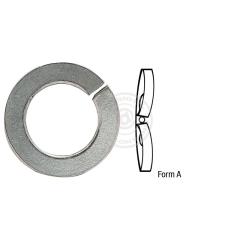Federringe, gewölbt DIN 128 | Stahl mechanisch verzinkt | A 4 mm | 100 Stück